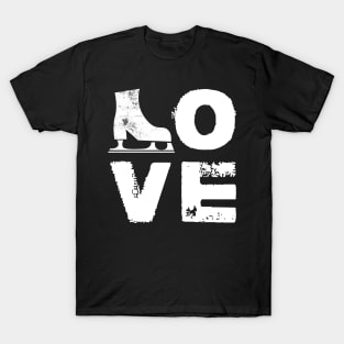 Love Ice Skating Vintage T-Shirt